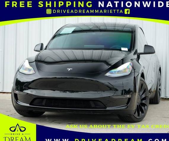 TESLA MODEL Y 2022 7SAYGDEF0NF438340 image